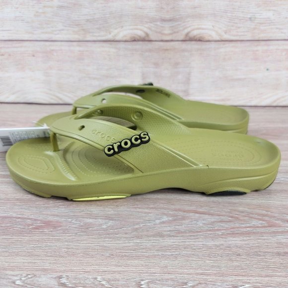 NEW Crocs Terrain Sandals Men's Size 13 Flip Flop Waterproof Thong Comfort Slide - Picture 3 of 8
